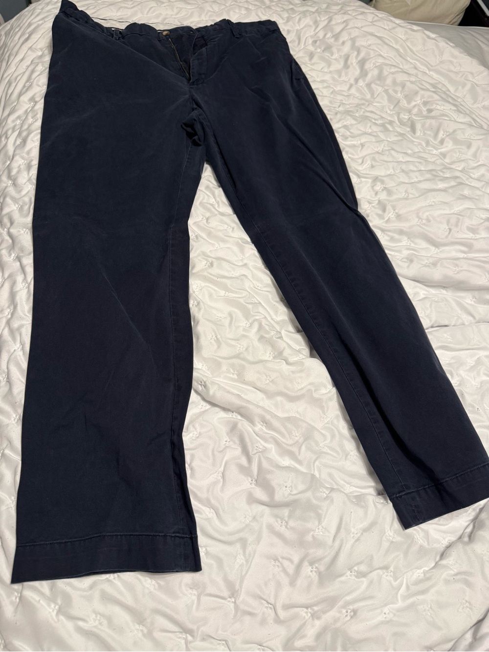 Polo Ralph Lauren Navy Straight-Leg Chinos 38x32
